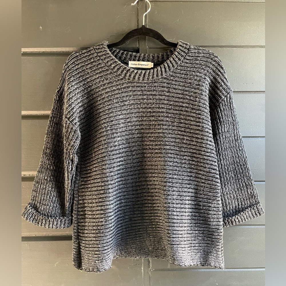 Cotton Emporium 3/4 Slv Sweater